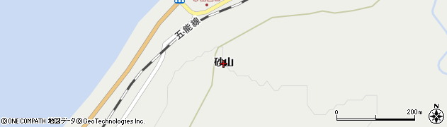 青森県鰺ヶ沢町（西津軽郡）赤石町（砂山）周辺の地図
