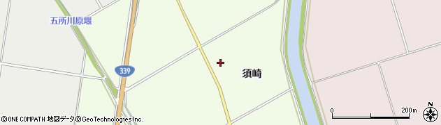 胡桃館鶴田線周辺の地図