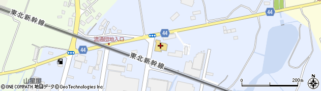 トヨタカローラ青森流通団地店周辺の地図