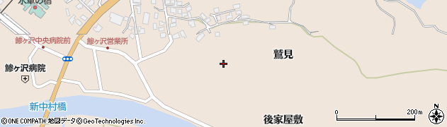 青森県鰺ヶ沢町（西津軽郡）舞戸町（鷲見）周辺の地図