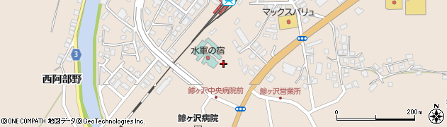 青森県鰺ヶ沢町（西津軽郡）舞戸町（下富田）周辺の地図