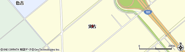 青森県五所川原市福山（実吉）周辺の地図