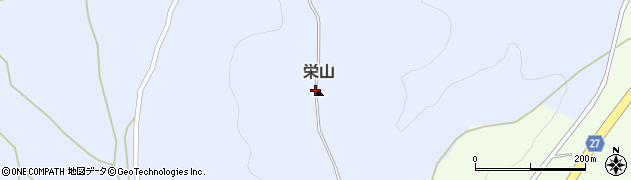 栄山周辺の地図