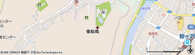 青森県西津軽郡鰺ヶ沢町舞戸町東松島57周辺の地図