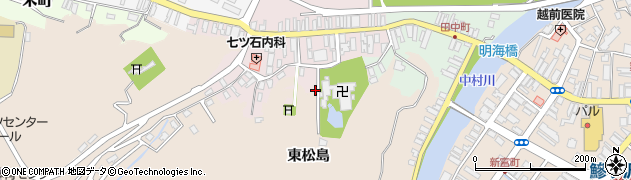 青森県西津軽郡鰺ヶ沢町舞戸町東松島62周辺の地図