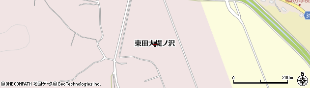 青森県鰺ヶ沢町（西津軽郡）南浮田町（東田大堤ノ沢）周辺の地図