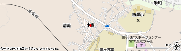 青森県鰺ヶ沢町（西津軽郡）舞戸町（小夜）周辺の地図
