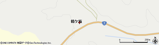 青森県青森市鶴ケ坂周辺の地図