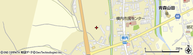 青森県青森市横内（神田）周辺の地図
