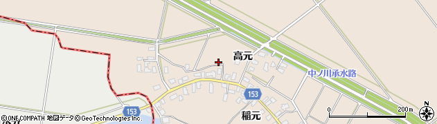 青森県北津軽郡鶴田町妙堂崎高元74周辺の地図