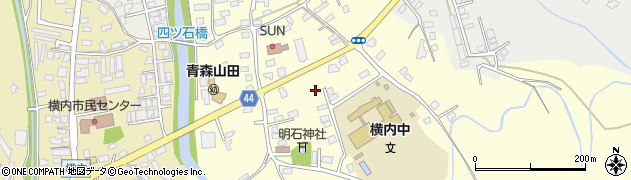 青森県青森市四ツ石（里見）周辺の地図
