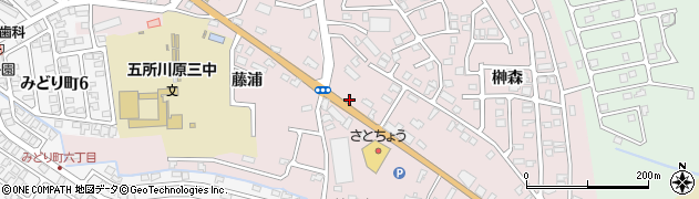 ローソン五所川原広田店周辺の地図