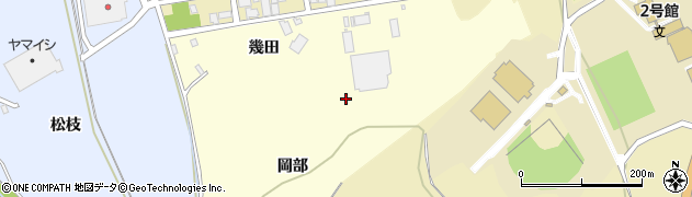 青森県青森市新町野岡部周辺の地図