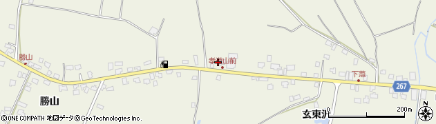 青森県つがる市森田町大館（広ケ平）周辺の地図