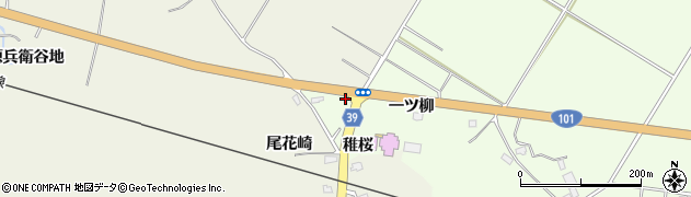 青森県つがる市森田町床舞（若松）周辺の地図