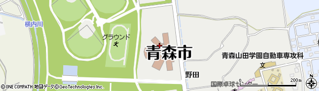 青森県青森市大矢沢（野田）周辺の地図