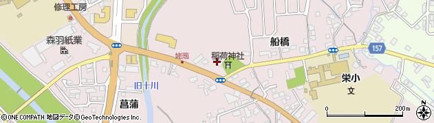 ファミリーマート五所川原うばやち店周辺の地図