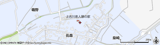 青森県つがる市柏上古川周辺の地図
