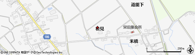 青森県つがる市森田町上相野（松見）周辺の地図