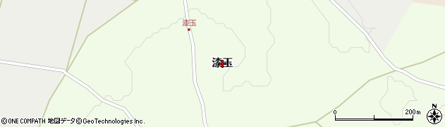 青森県東北町（上北郡）漆玉周辺の地図