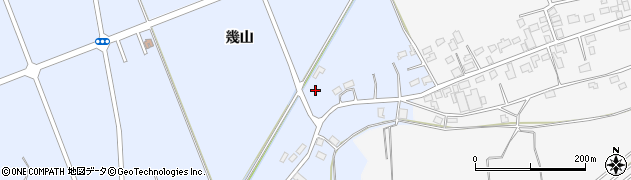 青森県つがる市柏上古川幾山周辺の地図