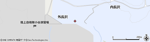 青森県青森市細越（外長沢）周辺の地図