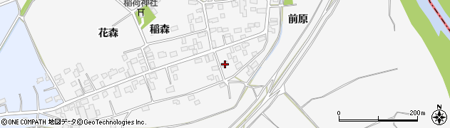 青森県つがる市柏下古川稲森5周辺の地図