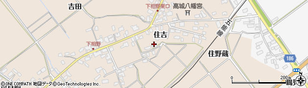 青森県つがる市森田町下相野住吉周辺の地図