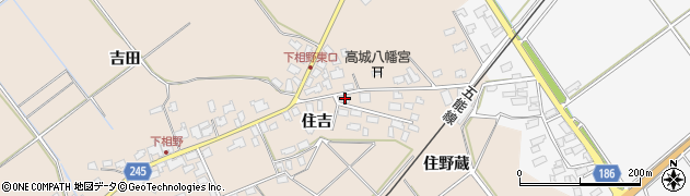 青森県つがる市森田町下相野住吉152周辺の地図