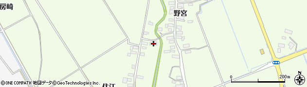 青森県つがる市柏広須住江120周辺の地図