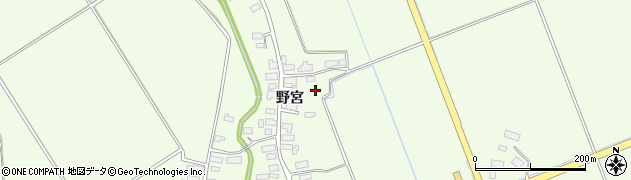 青森県つがる市柏広須野宮91周辺の地図