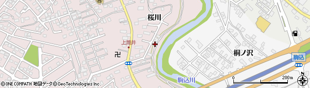 青森県青森市筒井桜川30周辺の地図