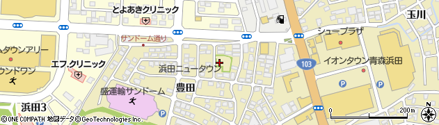 浜田東公園周辺の地図