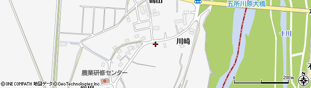 青森県つがる市柏下古川（川崎）周辺の地図
