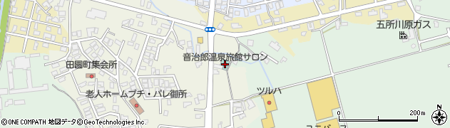 音治郎温泉旅館周辺の地図