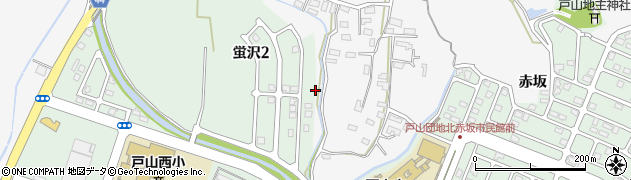 青森県青森市戸山周辺の地図