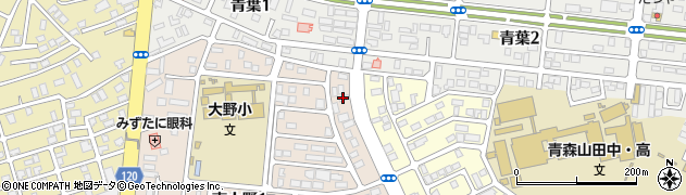 コクヨ東北販売株式会社　青森支店周辺の地図