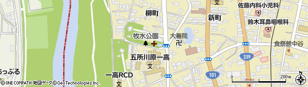 柳町児童公園周辺の地図