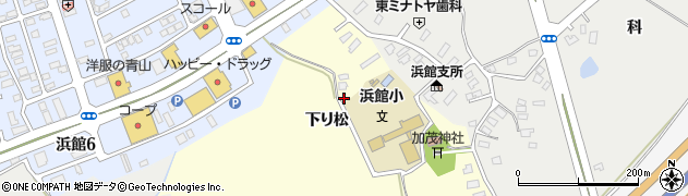 青森県青森市田屋敷下り松周辺の地図
