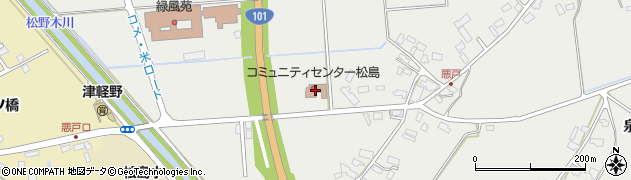 コミュニティセンター松島周辺の地図
