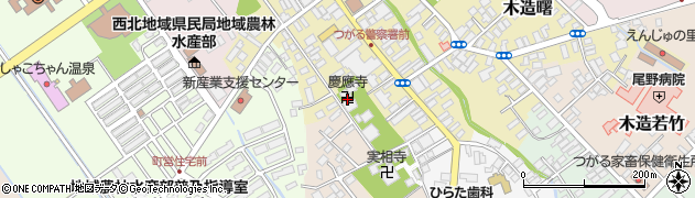 慶応寺周辺の地図