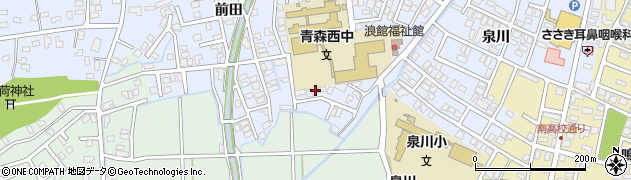 青森県青森市浪館志田5周辺の地図