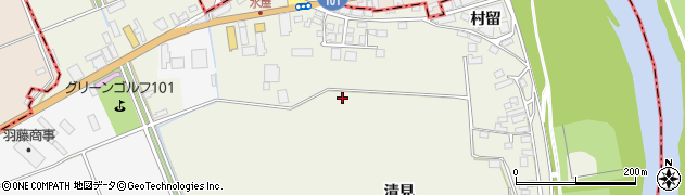 青森県つがる市柏鷺坂周辺の地図