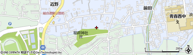 青森県青森市浪館平岡123周辺の地図