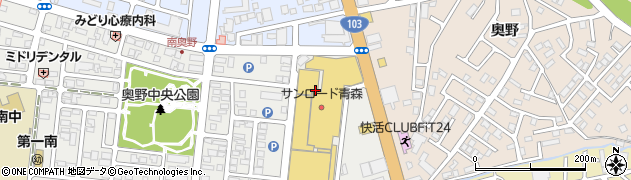 GクレープGカフェ サンロード青森店周辺の地図
