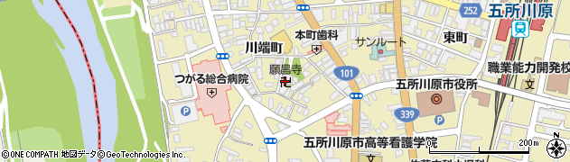 願昌寺周辺の地図