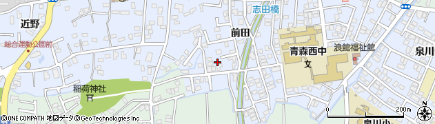 青森県青森市浪館平岡34周辺の地図