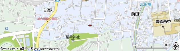 青森県青森市浪館平岡126周辺の地図