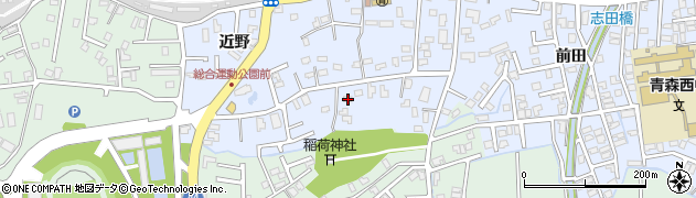 青森県青森市浪館平岡120周辺の地図