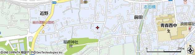 青森県青森市浪館平岡133周辺の地図